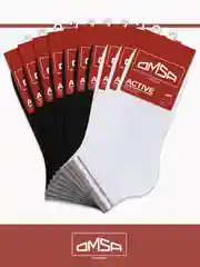 Разноцветный носки мужские OMSA ACTIVE 105 короткие летние из хлопка набор 10 пар