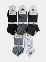 Носки женские, спортивные, короткие, с принтом, набор 5 пар