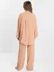 Алый костюм женский с брюками