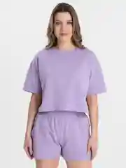 Сиреневый костюм женский