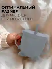 Тёмно-зелёный 6 в 1, силиконовый набор детской посуды КАРТОФАН, тарелка, кружка, слюнявчик для кормления