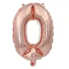 Розовый воздушный шар цифра 1,2,3.4.5,6,7,8,9,0