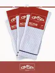 Носки мужские OMSA ACTIVE 115 высокие в рубчик набор 3 пары