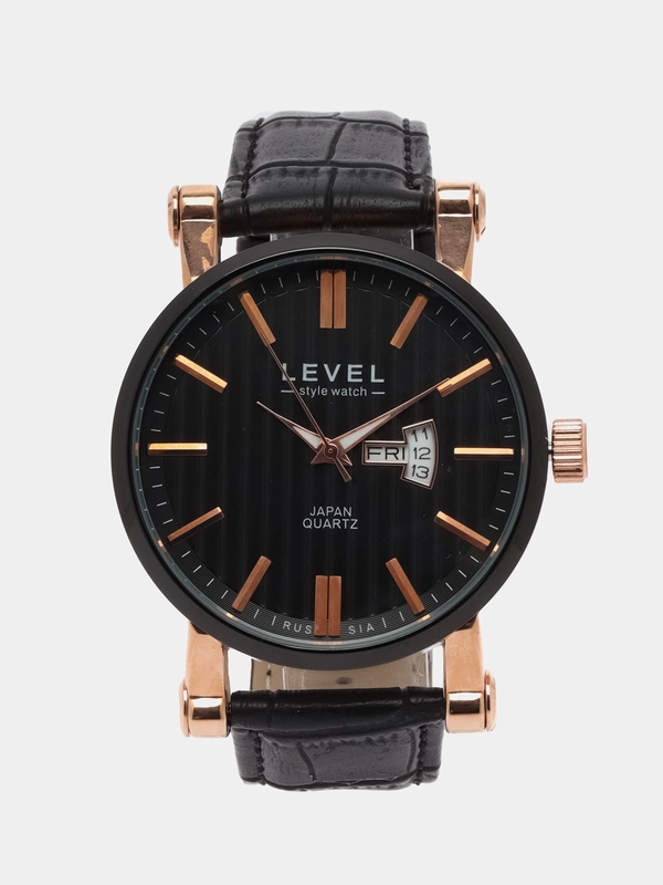 Часы наручные, кварцевые Level, водозашита 3 атм, японский механизм