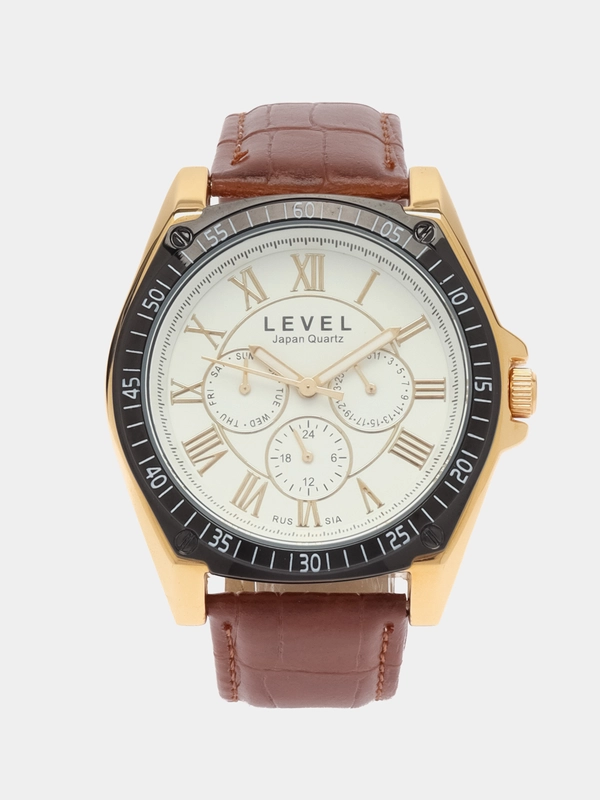Часы наручные кварцевые Level, водозашита 3 атм, японский механизм