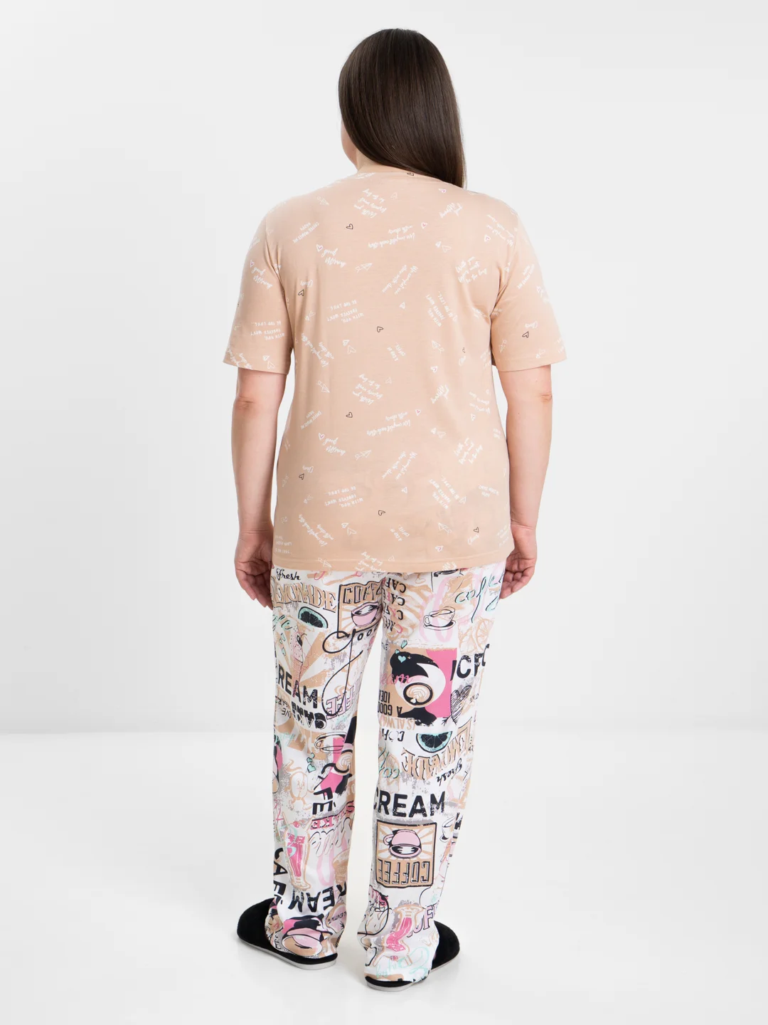 Футболка и брюки, комплект женский Clever Wear, пижама