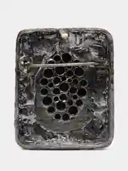 Серый брошь