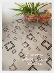 Хаки гибкое стекло с рисунком, силиконовая скатерть с рисунком, жидкое стекло на стол