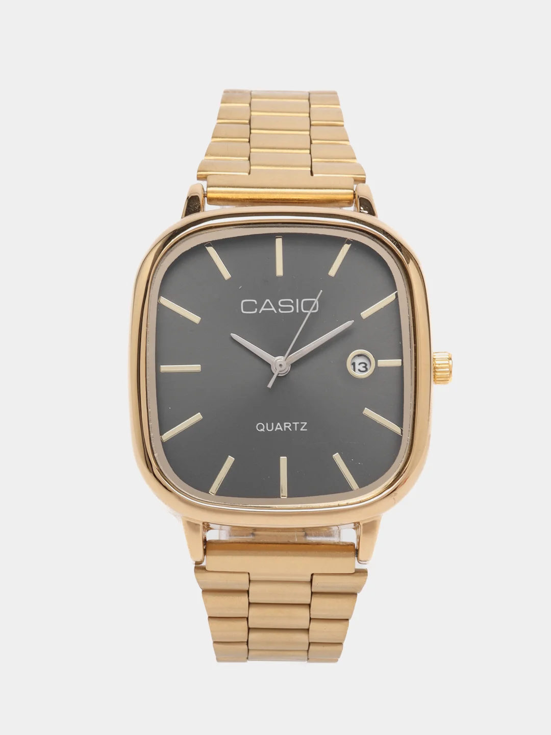 Золотистый хаки часы мужские Casio