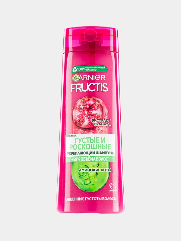 Garnier Fructis Шампунь для волос "Фруктис, Густые и роскошные" с Фибра-Цилан 400 мл.