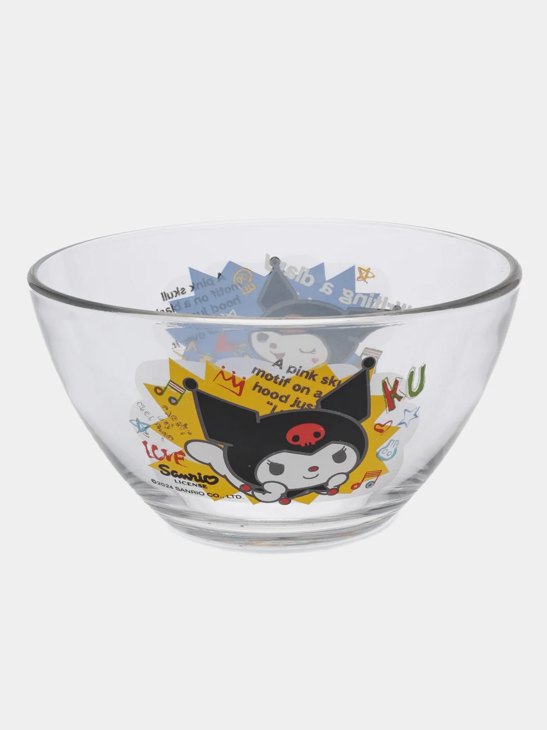 Набор посуды "Куроми", Граффити (3 предмета, подарочная упаковка), стекло