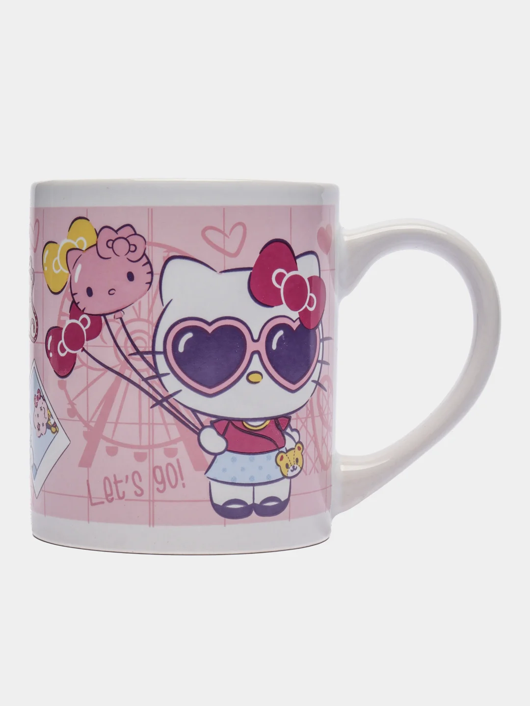 Набор посуды Hello Kitty в подарочной упаковке, 3 предмета, фарфор