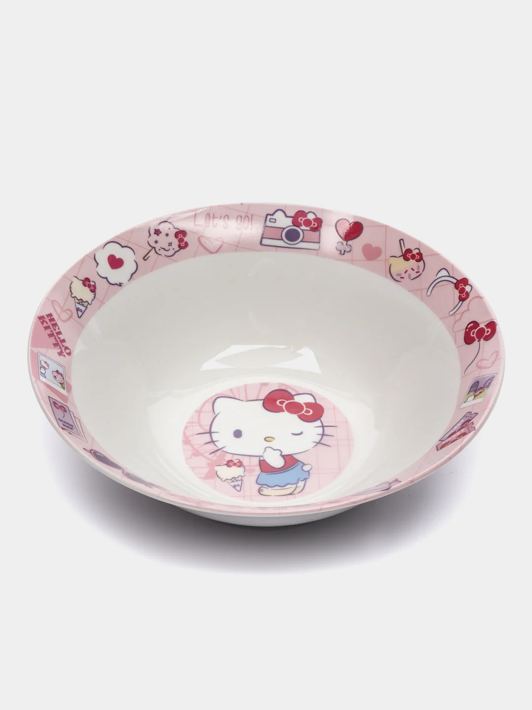 Набор посуды Hello Kitty в подарочной упаковке, 3 предмета, фарфор