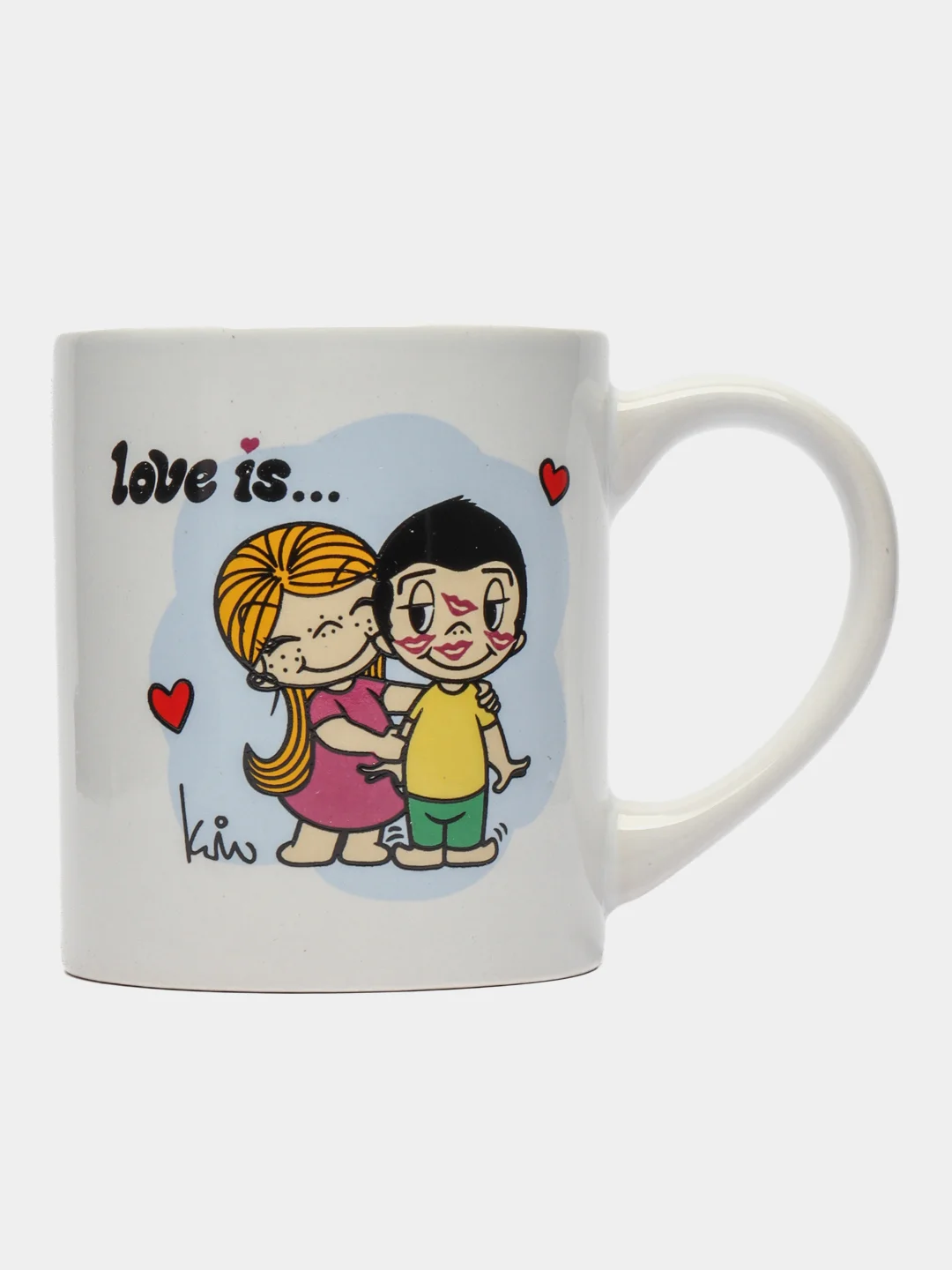 Кружка в подарочной упаковке "Love is...", 220 мл, фарфор