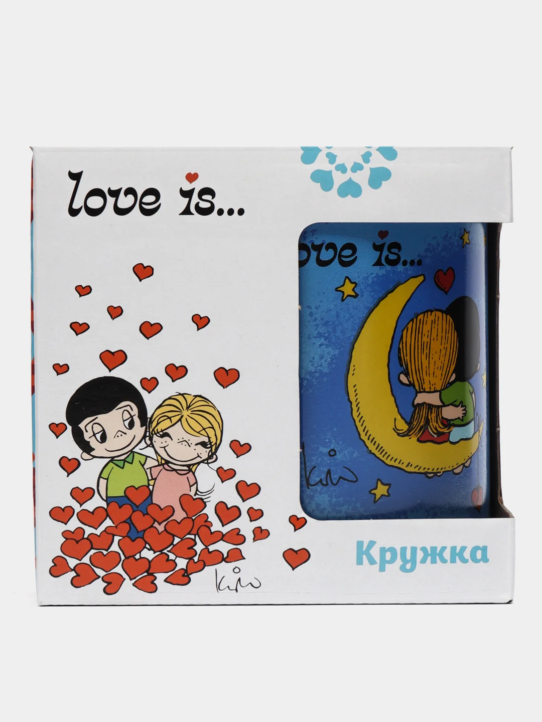 Кружка Love is..., Смотреть на звезды, в подарочной упаковке, 320 мл, стекло