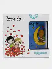 Кружка Love is..., Смотреть на звезды, в подарочной упаковке, 320 мл, стекло