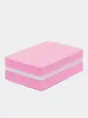 Розовый баф мини для ногтей, маникюра, 100/180, 10 шт