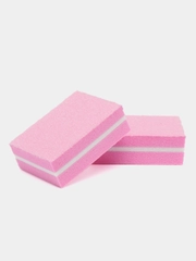 Баф мини для ногтей, маникюра, 100/180, 10 шт