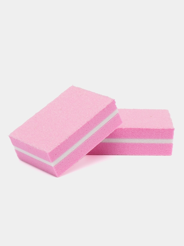 Баф мини для ногтей, маникюра, 100/180, 10 шт