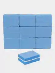 Синий баф мини для ногтей, маникюра, 100/180, 10 шт