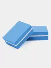 Синий баф мини для ногтей, маникюра, 100/180, 10 шт
