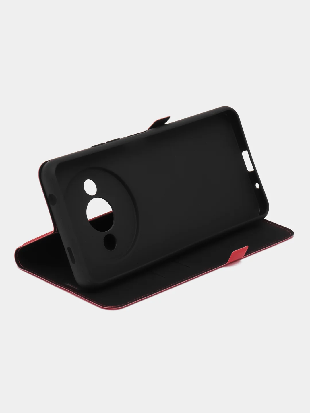 Чехол-книжка Krutoff Eco Book для Xiaomi Redmi A3/Poco C61 красный