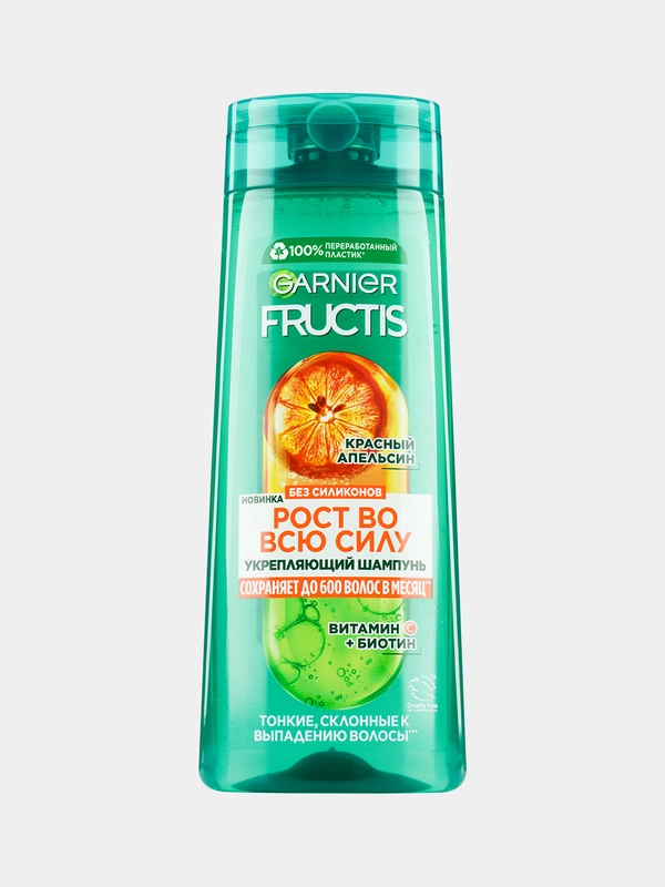 Укрепляющий шампунь Garnier ФРУКТИС Красный апельсин, 400 мл