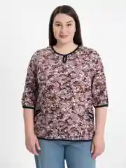 Коричневый milena21 Туника  женская "Капелька", туника из хлопка