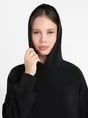 Черный костюм спортивный женский, оверсайз