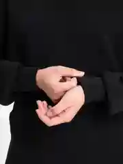 Черный костюм спортивный женский, оверсайз