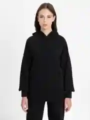 Черный костюм спортивный женский, оверсайз