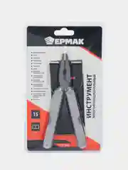 Серый ермак мультитул многофункциональный, походный, 15 в 1, 11 в 1, нержавеющая сталь