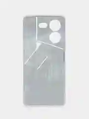 Синий силиконовый чехол на Tecno Pova 5 / Текно Пова 5 прозрачный, с рисунком, защита камеры