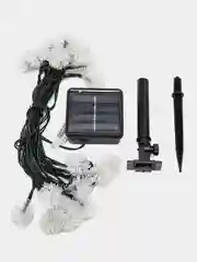 INBLOOM Гирлянда на солн. батарее, 20 LED, 5м, 2 реж, одуван, ПВХ зел, 2V60mA, 1.2V600mAh