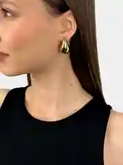 Золотой серьги на Новый год змеи на подарок