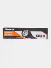 ЕРМАК Фонарь, 1 LED, 5 режимов, 2400мАч, зарядка 220-240В/12В, 5,6х5,6х24,5см, металл