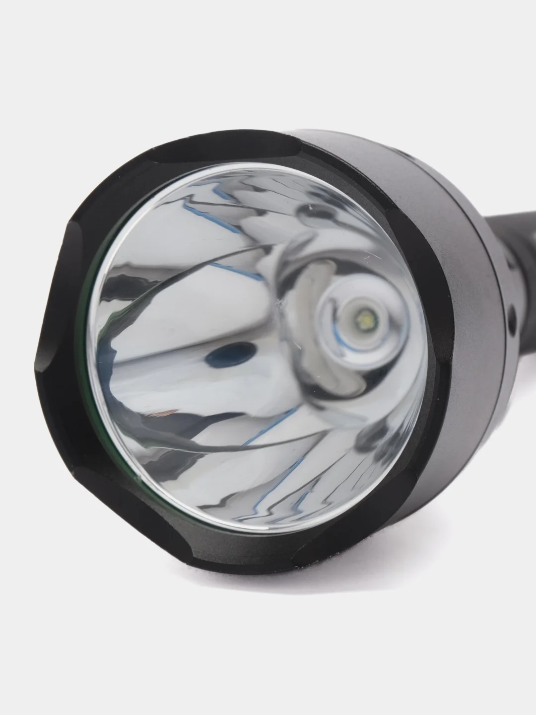 ЕРМАК Фонарь, 1 LED, 5 режимов, 2400мАч, зарядка 220-240В/12В, 5,6х5,6х24,5см, металл