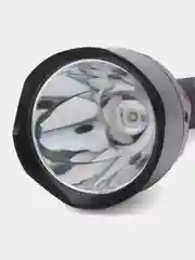 ЕРМАК Фонарь, 1 LED, 5 режимов, 2400мАч, зарядка 220-240В/12В, 5,6х5,6х24,5см, металл