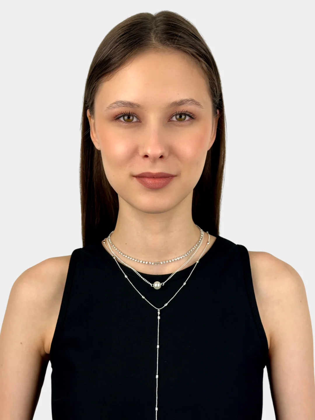 Цепочка на Новый год многослойная