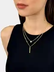 Цепочка на Новый год женская