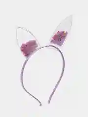 Аметистовый ободок ушки кошечки/ ушки зайчика/ ободок с короной/ ушки мышки