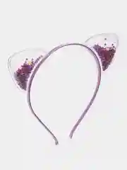 Лавандовый ободок ушки кошечки/ ушки зайчика/ ободок с короной/ ушки мышки