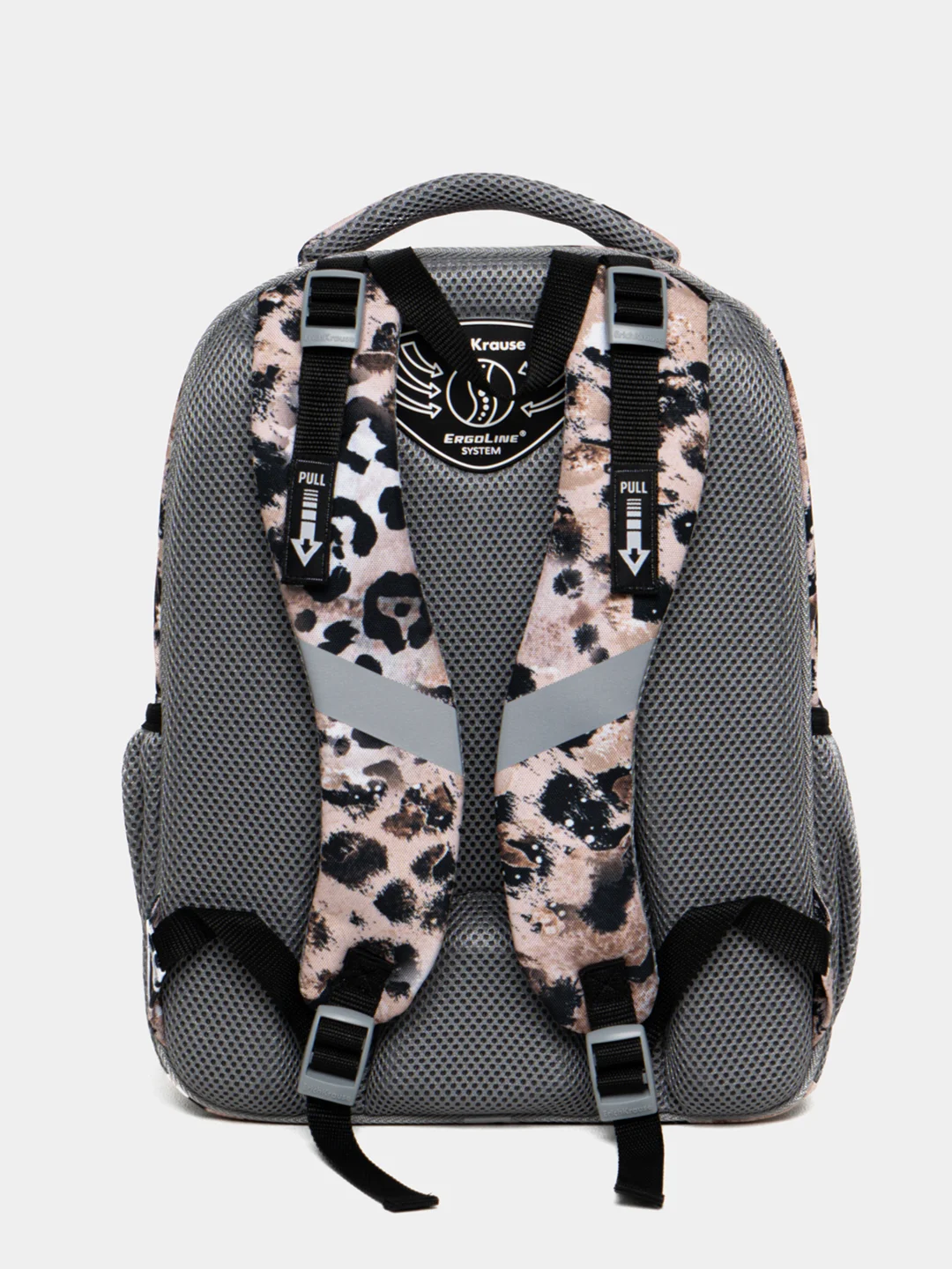 Бежевый рюкзак школьный ErichKrause 15L Wild Cat с мешком и пеналом 48459/1