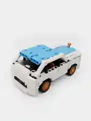 Белый конструктор "Technology create", автомобили, совместимо с лего (LEGO)
