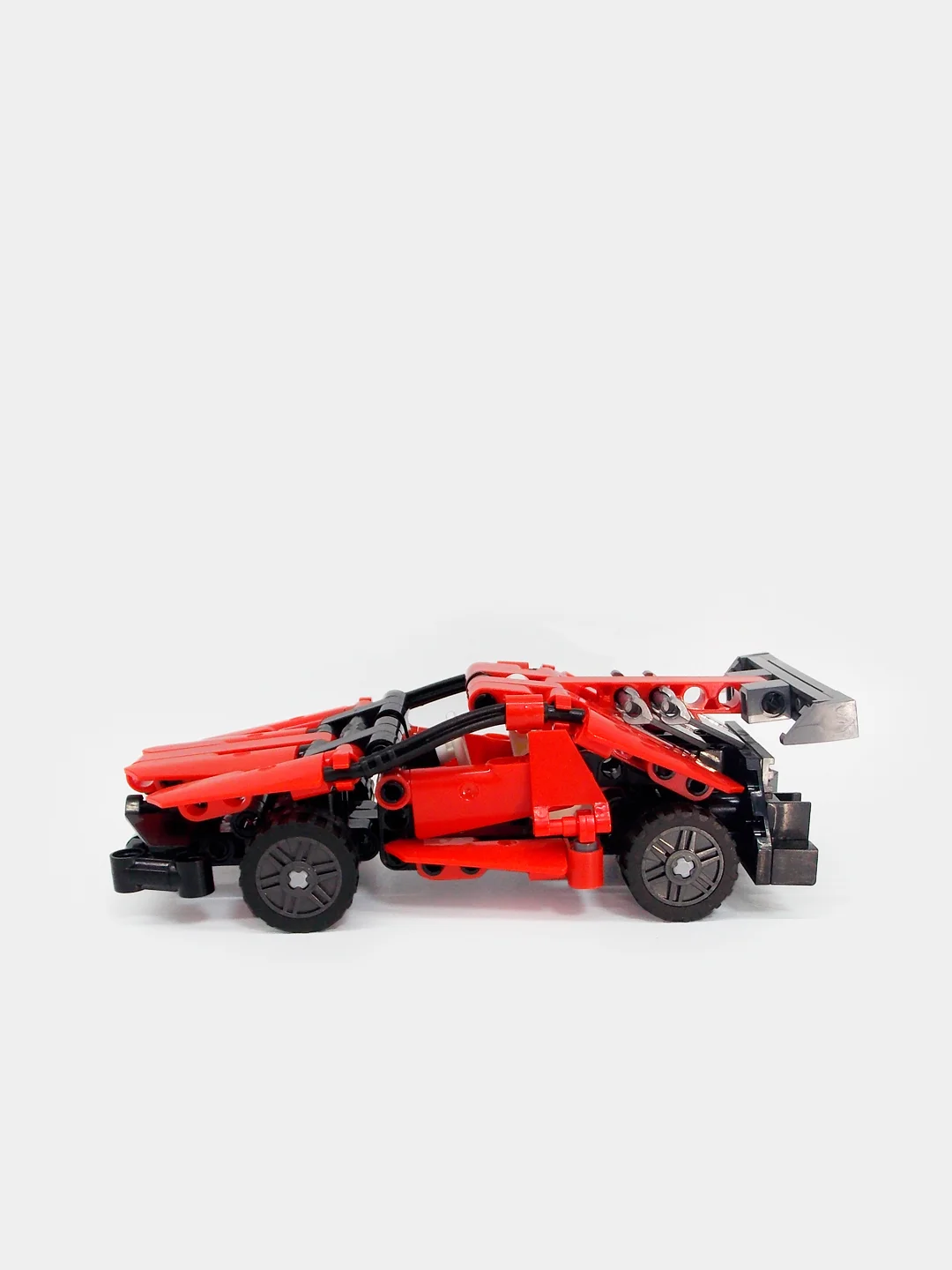 Красный конструктор "Technology create", автомобили, совместимо с лего (LEGO)