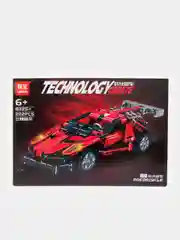 Красный конструктор "Technology create", автомобили, совместимо с лего (LEGO)