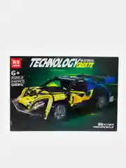 Желтый конструктор "Technology create", автомобили, совместимо с лего (LEGO)