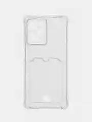 Прозрачный чехол для Xiaomi Poco X5 Pro 5G (Сяоми Поко Икс 5 Про), с карманом для карт, прозрачный