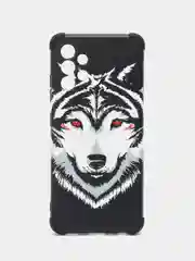 Бежевый меланж чехол для Samsung A12, A22, A32, A51, M12, M32 с картинкой / рисунком