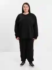 Черный спортивный костюм с начесом, теплый